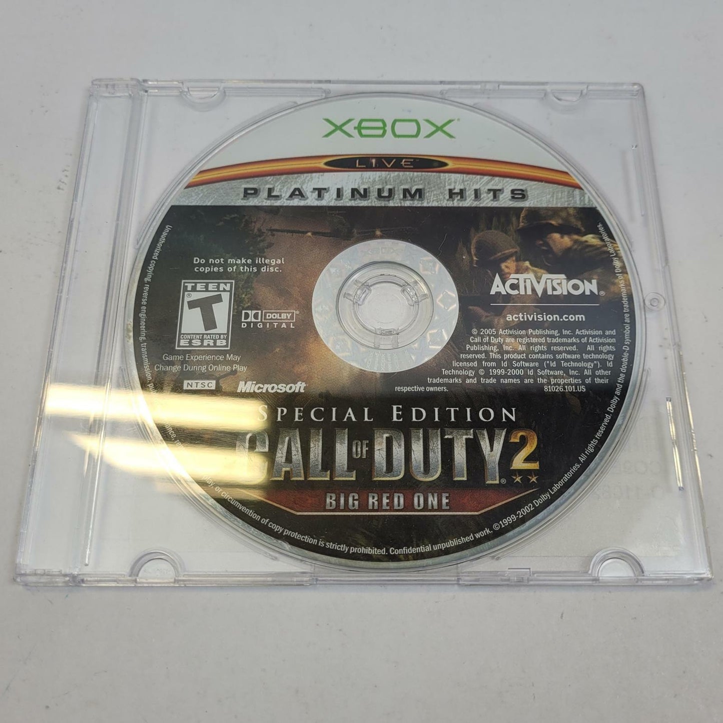 Xbox Game: Call of Duty 2 Big Red One Special Edition | Grade B