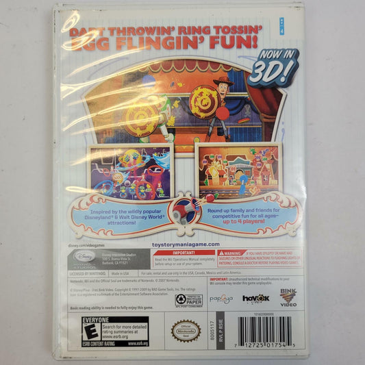 Nintendo Wii Game: Toy Story Mania! | Grade B