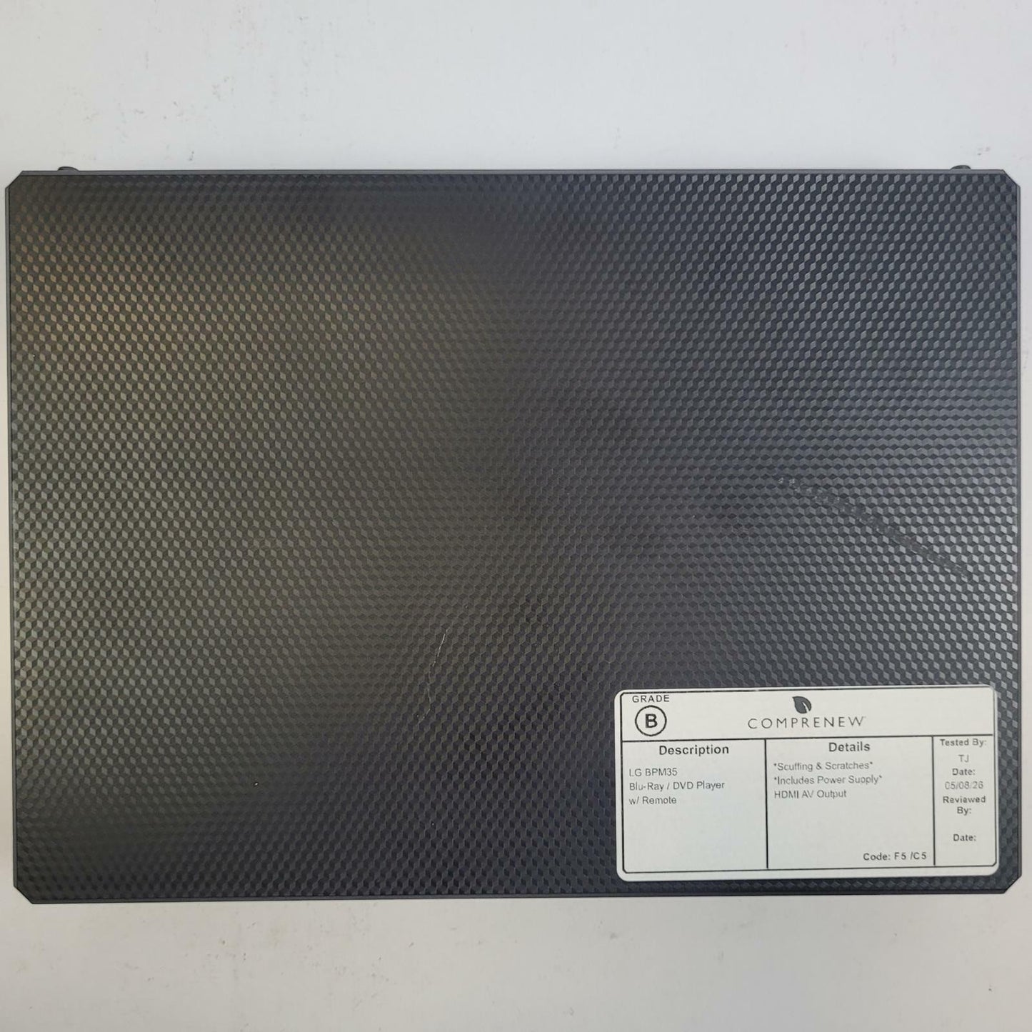 LG BPM35 Streaming Blu-ray Disc Player w/ Remote | Grade B