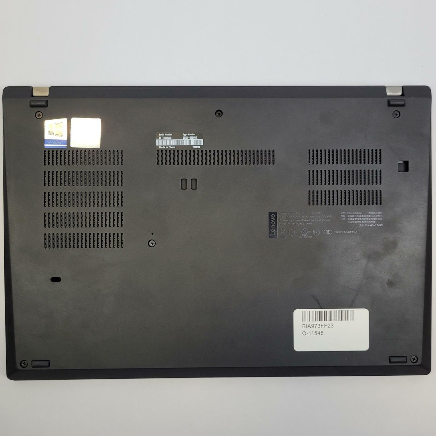 LENOVO THINKPAD T490 Win 11 i5-8365U 16GB RAM 256GB NVME | Grade C | 15929