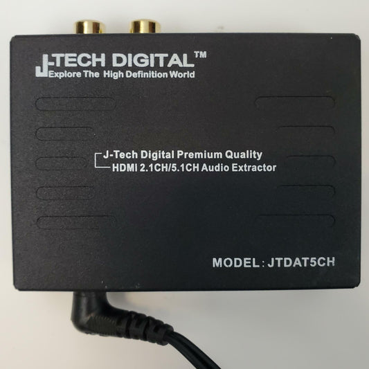 J-Tech Digital JTDAT5CH HDMI 2.1Ch./5.1Ch. Audio Extractor | Grade A