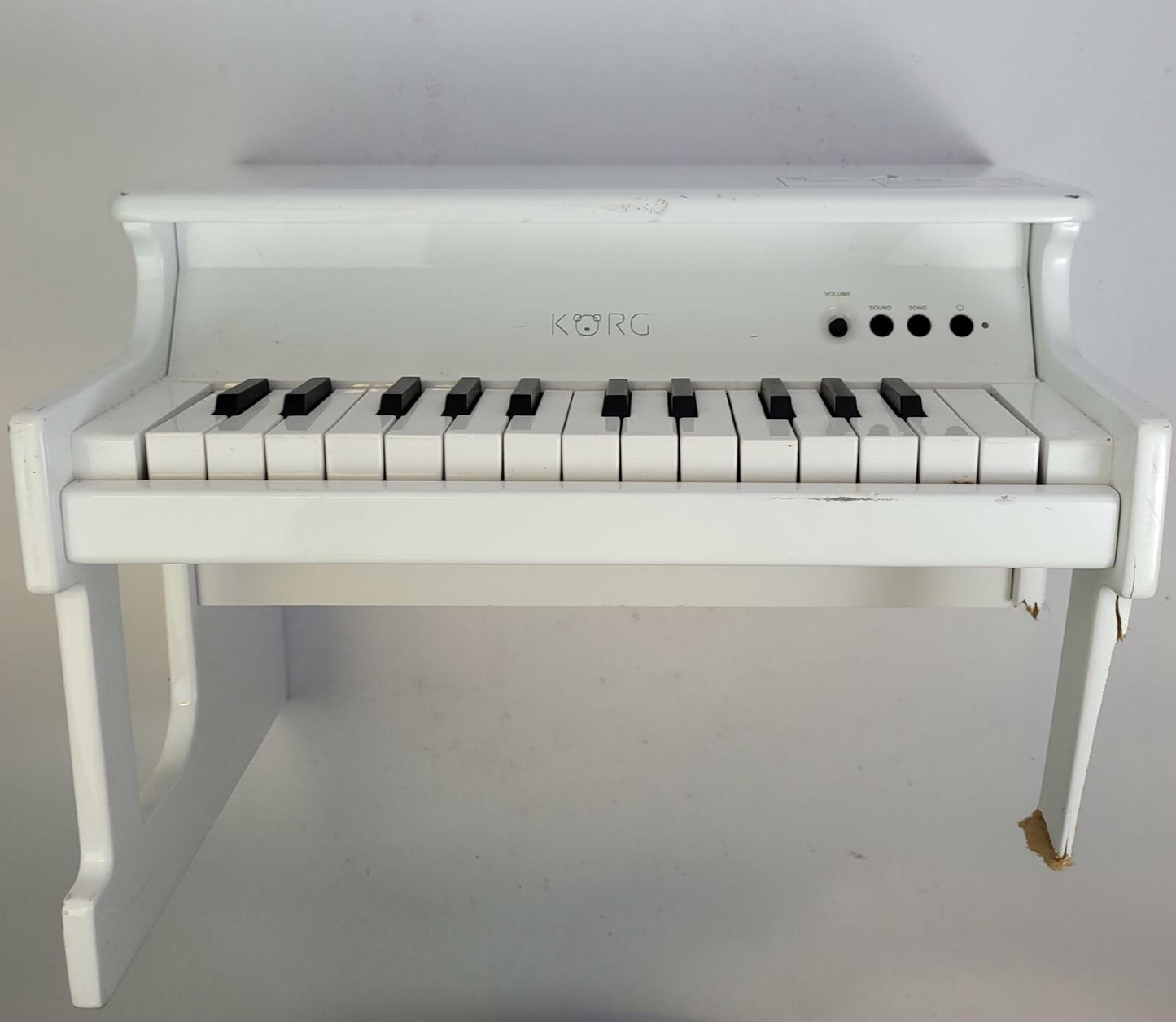 Korg tinyPIANO 25-Key Digital Toy Piano in White | Grade D