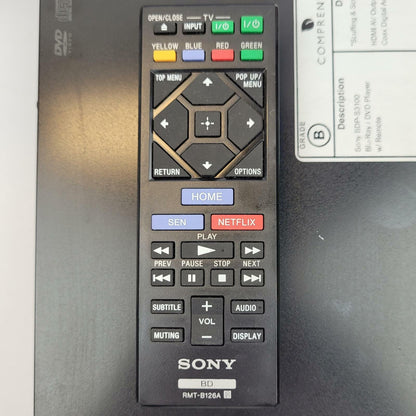 Sony BDP-S3100 Blu-Ray Disc Player | Grade B