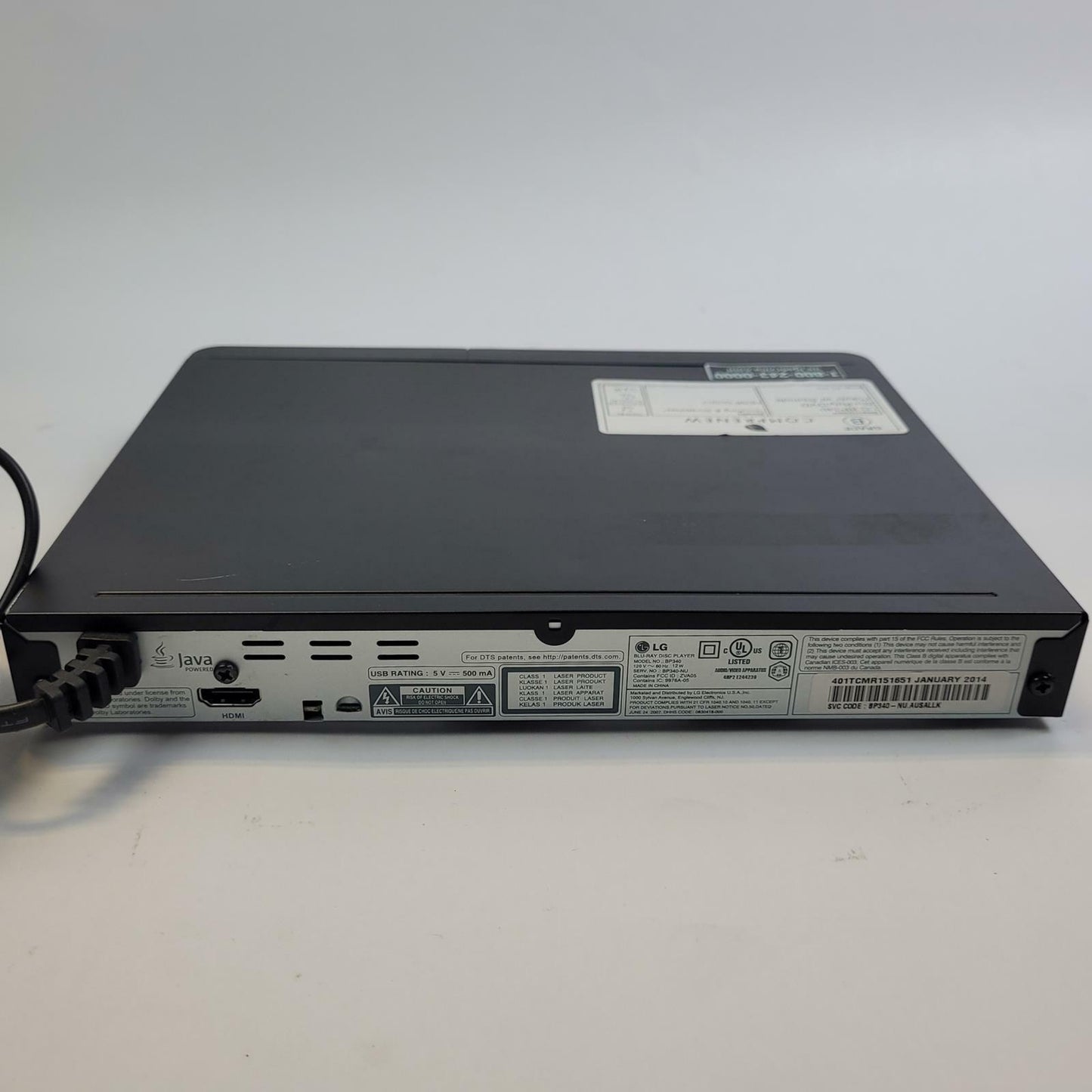 LG BP340 Blu-Ray Disc Player | Grade B