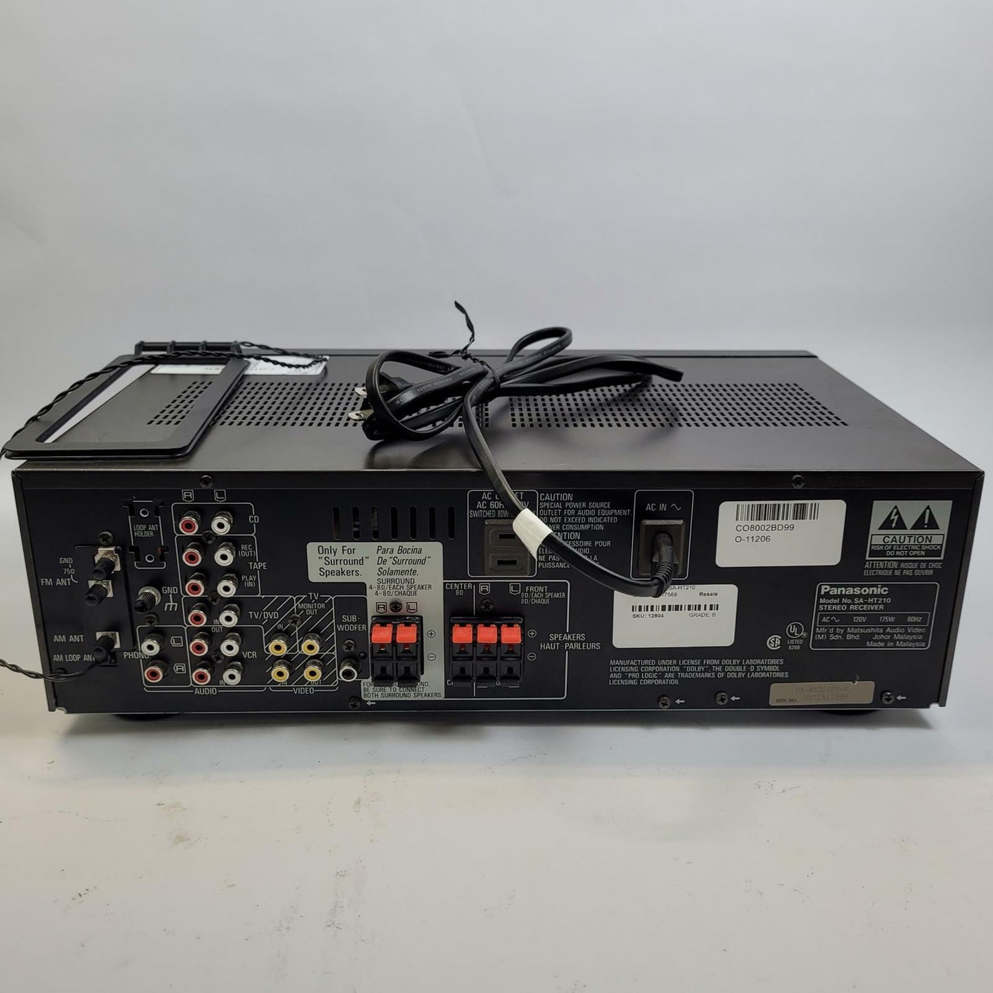 PANASONIC SA-HT210 5.1 AV Surround Receiver | Grade B