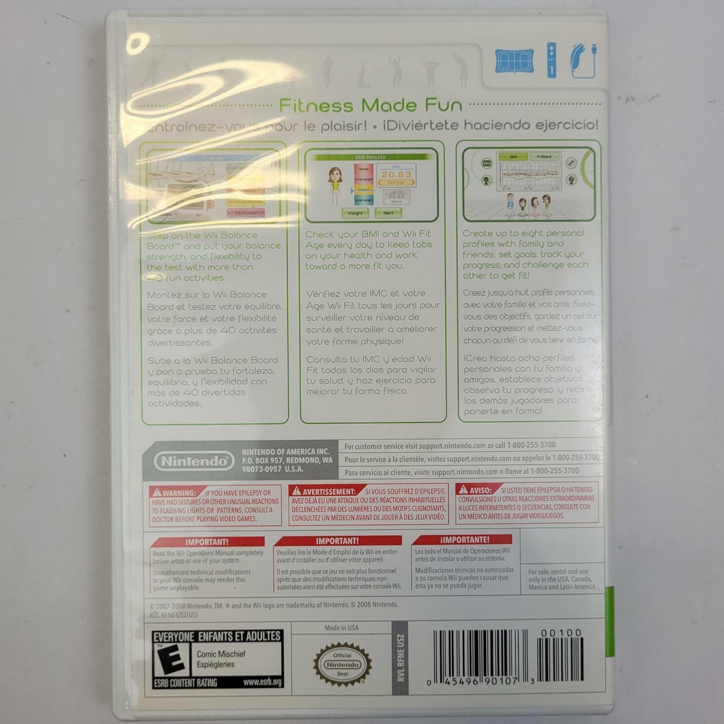 Nintendo Wii Game: Wii Fit | Grade B