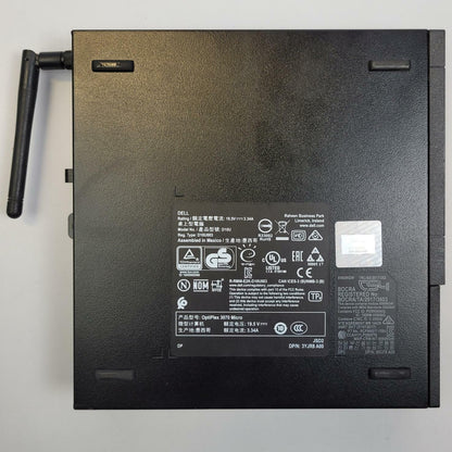 DELL OPTIPLEX 3070 Win 11 i5-9500T 8GB RAM 256GB NVMe | Grade B | 14887b