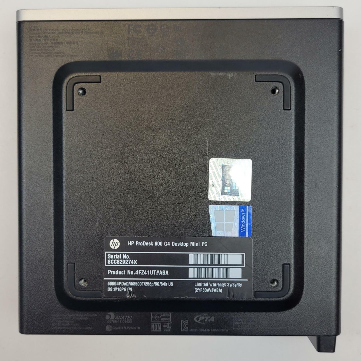 HP PRODESK 600 G4 Windows 11 Home Core i5 8500T 8GB RAM 256GB NVMe | Grade B