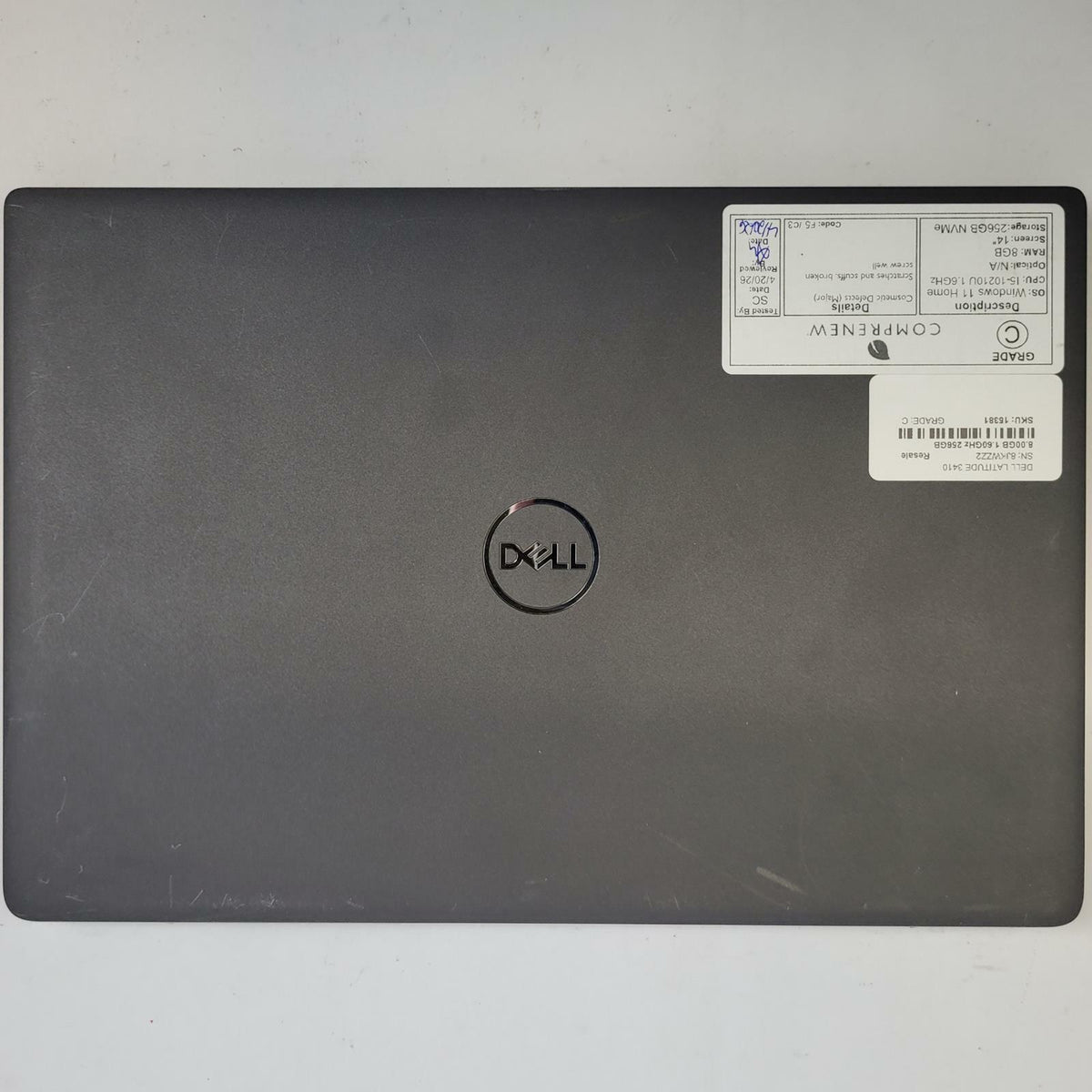 DELL LATITUDE 3410 Windows 11 Home Core i5 10210U 8GB RAM 256GB NVME | Grade C