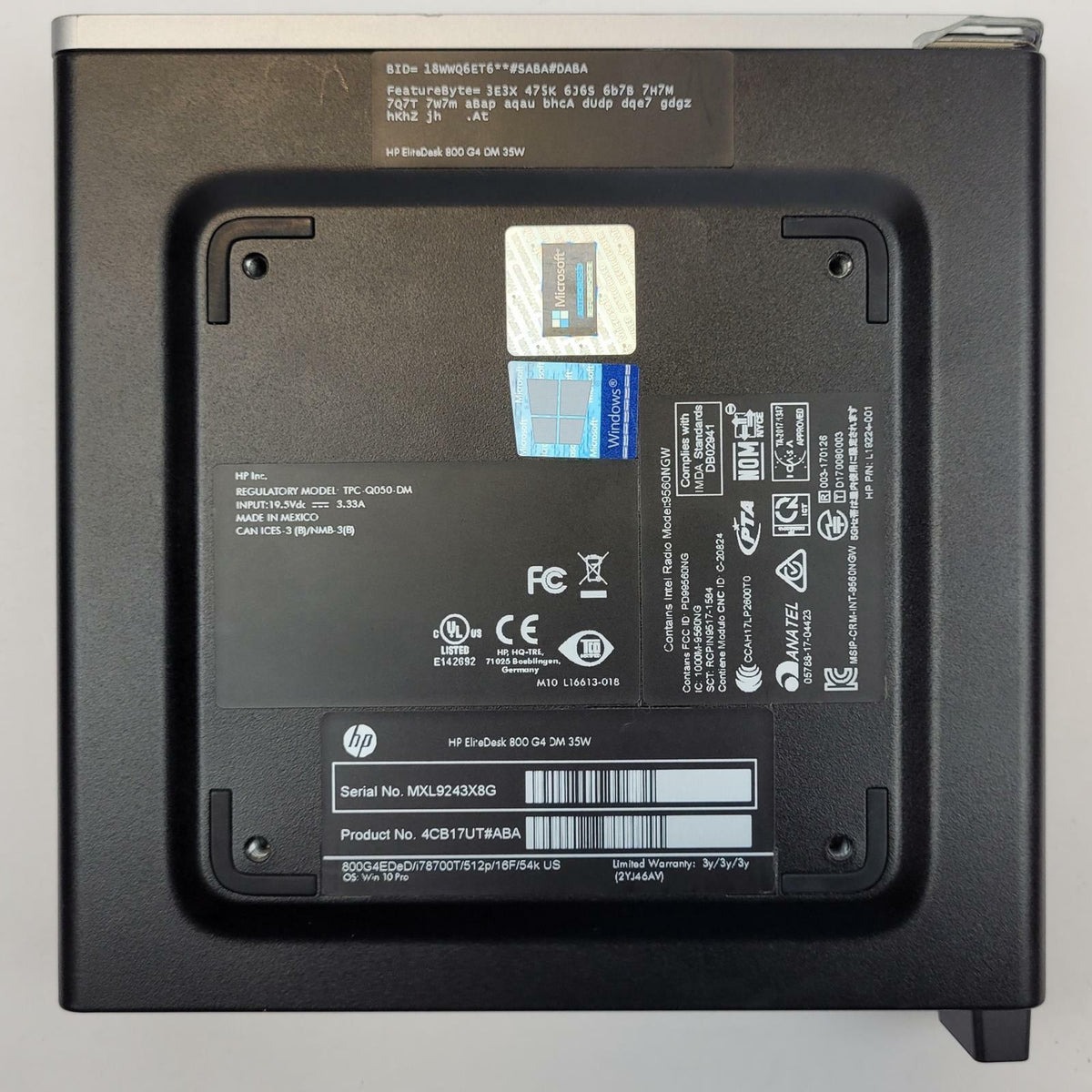 HP ELITEDESK 800 G4 DM 35W Win 11 i7-8700T 16GB RAM 120GB SSD | Grade B