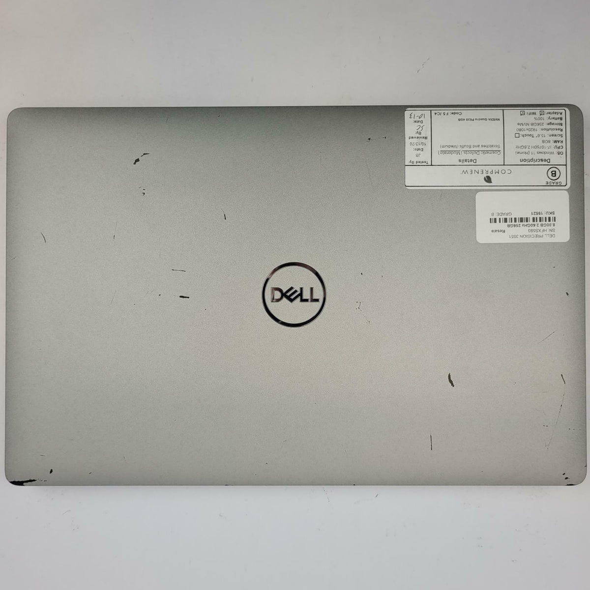 DELL PRECISION 3551 Windows 11 Home Core i7 10750H 8GB RAM 256GB NVME | Grade B