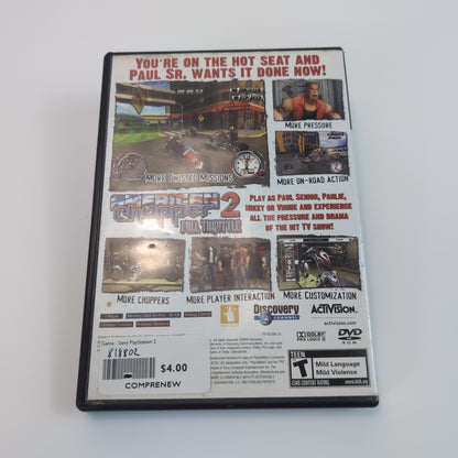 Sony PlayStation 2 Game - American Chopper 2 Full Throttle | Grade B