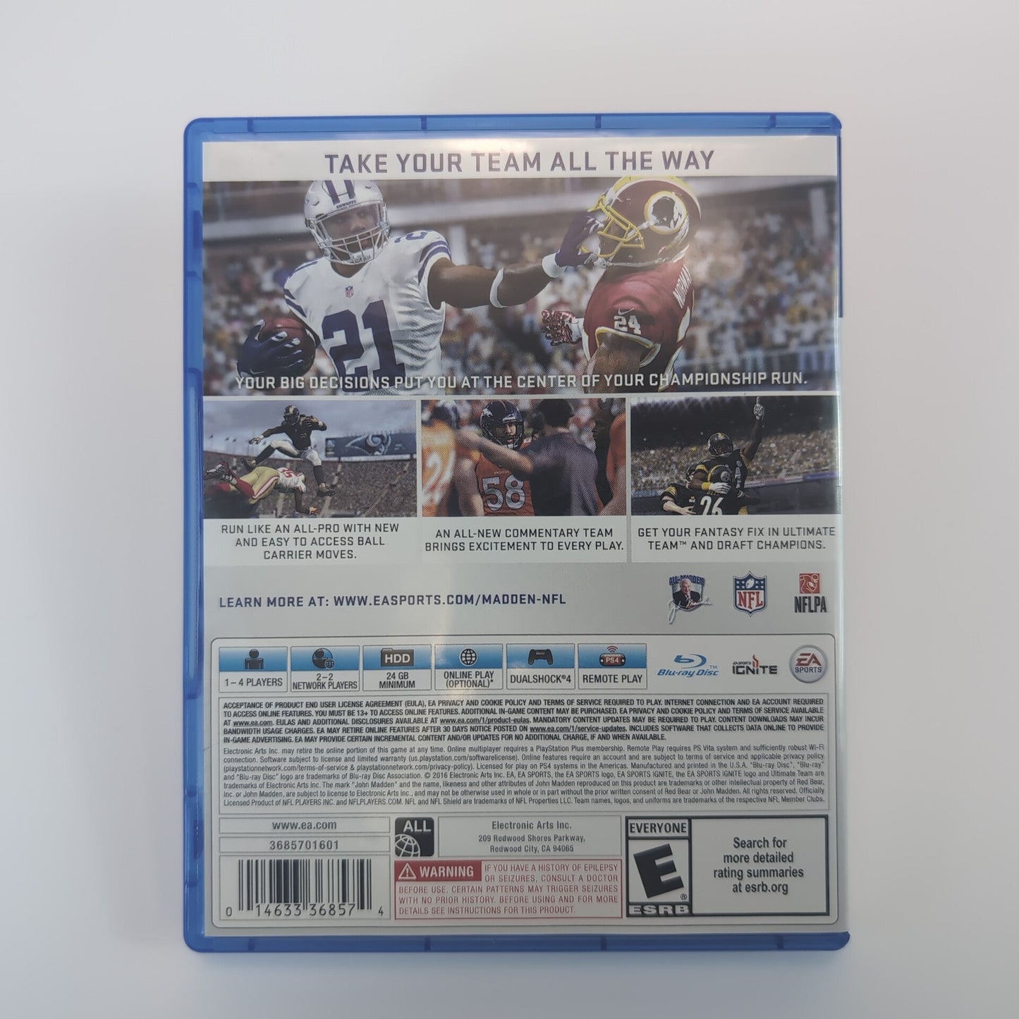 Sony PlayStation 4 Game- Madden 17 | Grade B