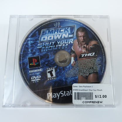Sony PlayStation 2 Game - WWE SmackDown! Shut Your Mouth | Grade B