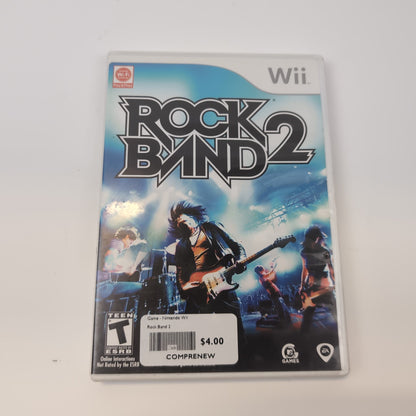 Nintendo Wii Game - Rock Band 2 Grade | B