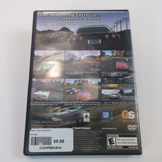 Sony PlayStation 2 Game - Corvette | Grade B