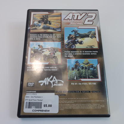 Sony PlayStation 2 Game - ATV Quad Power Racing 2 | Grade B