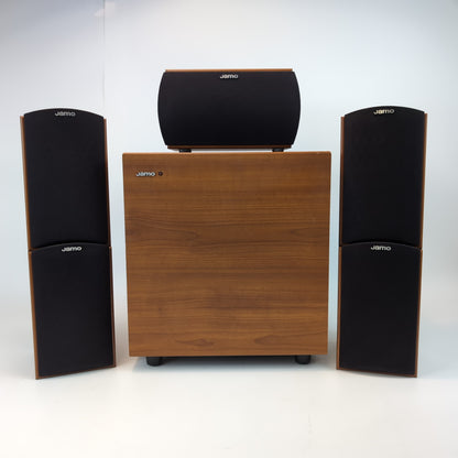 Jamo Home Cinema System (Cherry) CIB 6Pc. Set E 500PDD.2 | Grade B