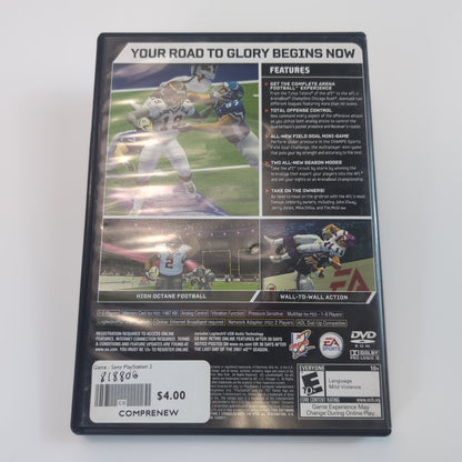 Sony PlayStation 2 Game - Arena Football: Road to Glory