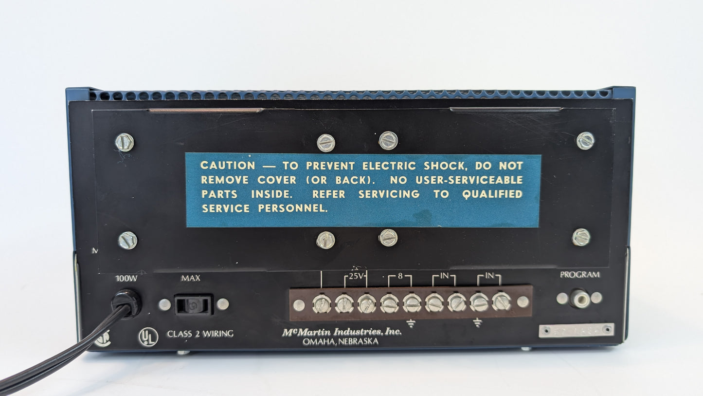 McMartin Industries LT-250A Transistor Amplifier | Grade B