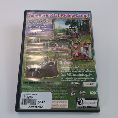 Sony PlayStation 2 Game - Barbie Horse Adventures: Riding Camp | Grade B
