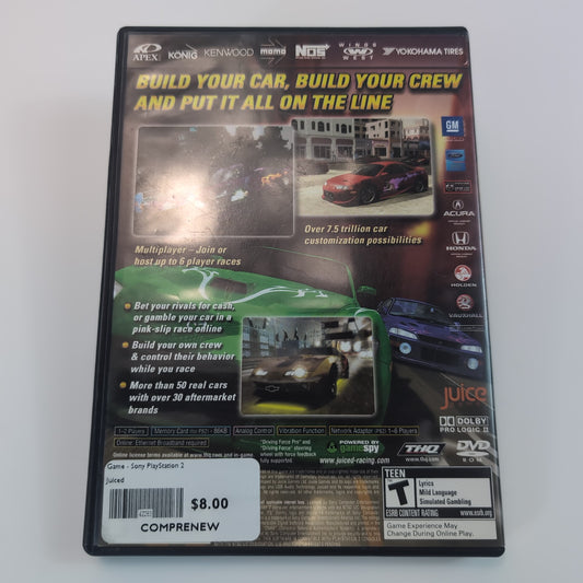 Sony PlayStation 2 Game - Juiced | Grade B