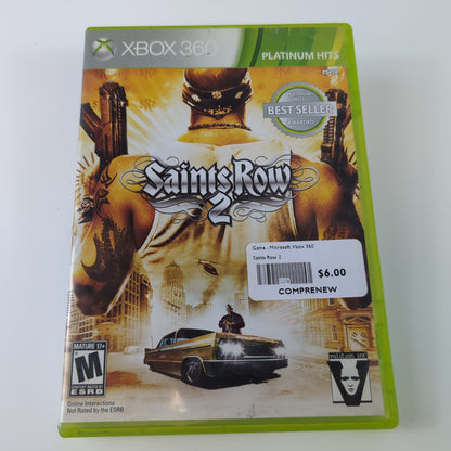 Microsoft Xbox 360 Game - Saints Row 2 | Grade B