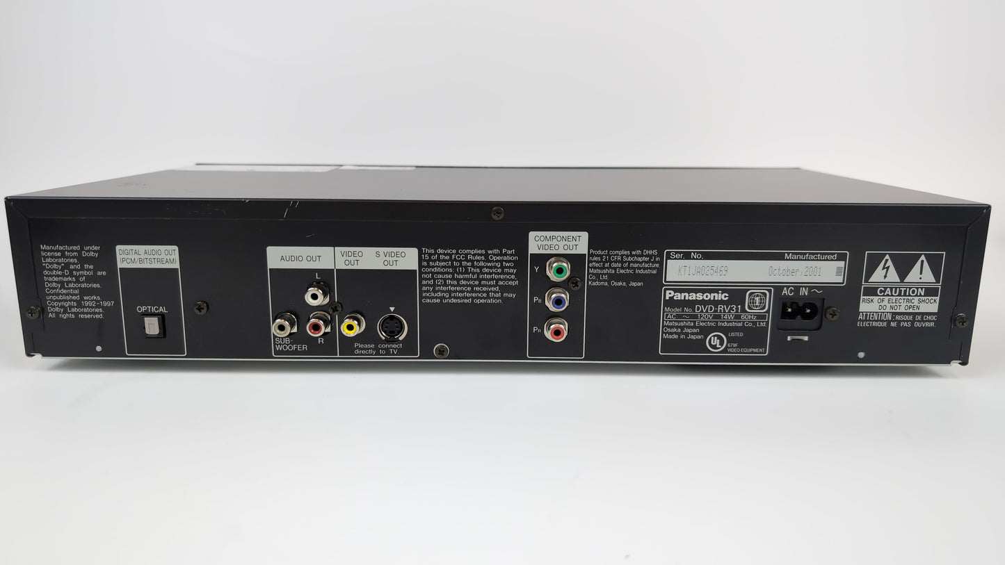 Panasonic DVD-RV31 DVD/Video CD/CD Player | Grade B