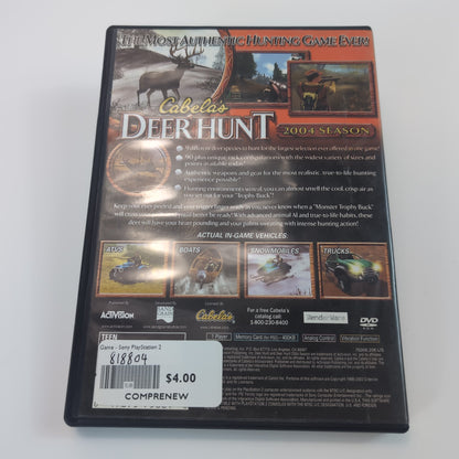 Sony PlayStation 2 Game - Cabela's Deer Hunt 2004 Season | Grade B