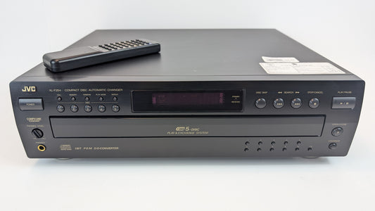 JVC XL-F254 - 5 Disc Carousel Rotary CD Changer Player with Remote | Grade B