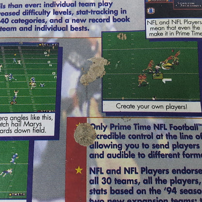Sega Genesis Game - Prime Time NFL | Grade B