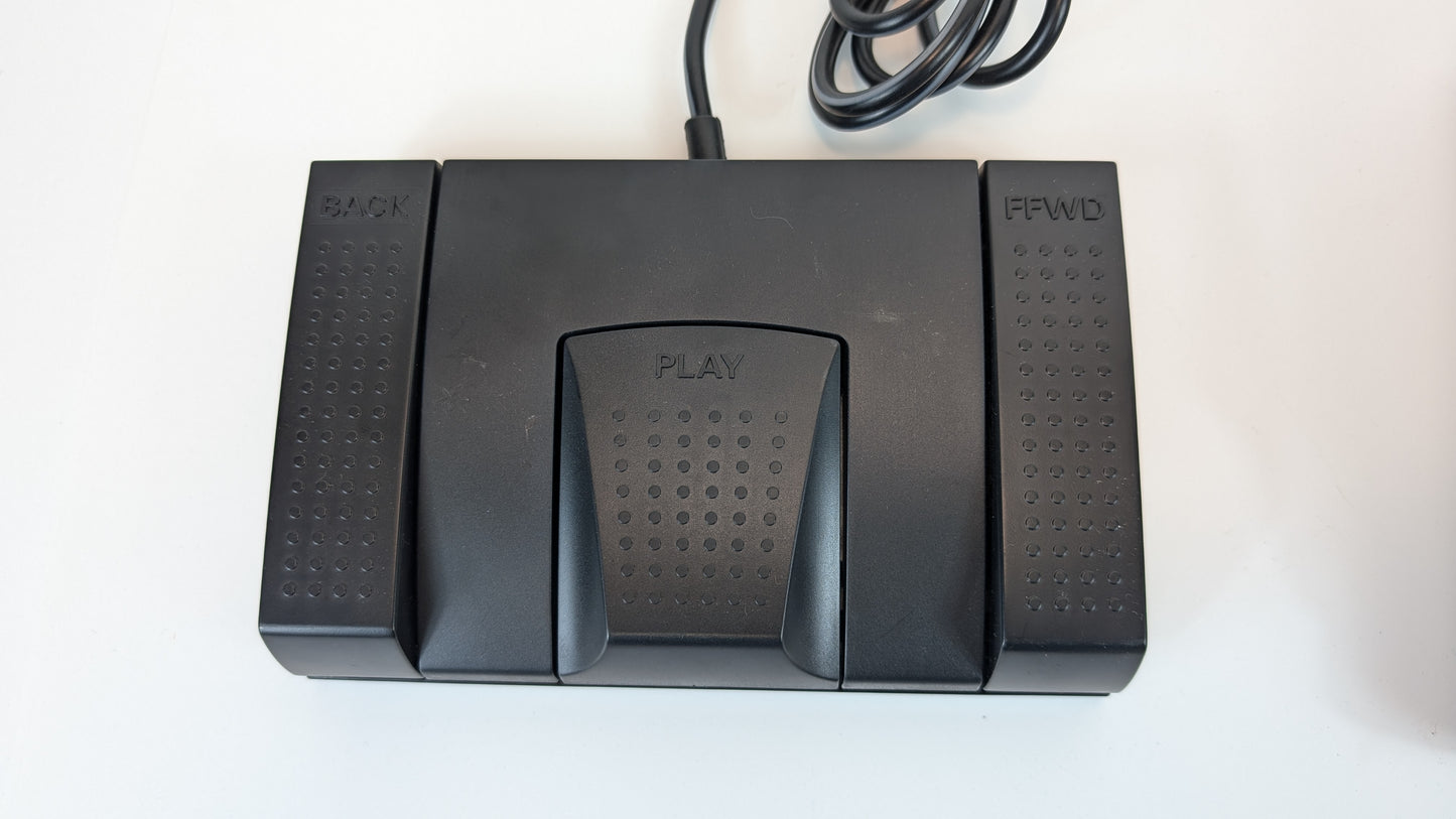 Sanyo TRC-8080 Standard Cassette Transcriber with Foot Pedal | Grade B