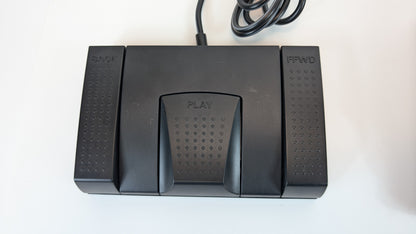 Sanyo TRC-8080 Standard Cassette Transcriber with Foot Pedal | Grade B